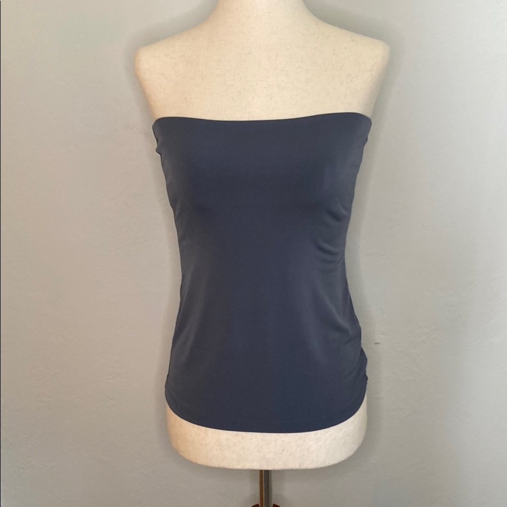 GAP Strapless Top- Gray- Women Sz S